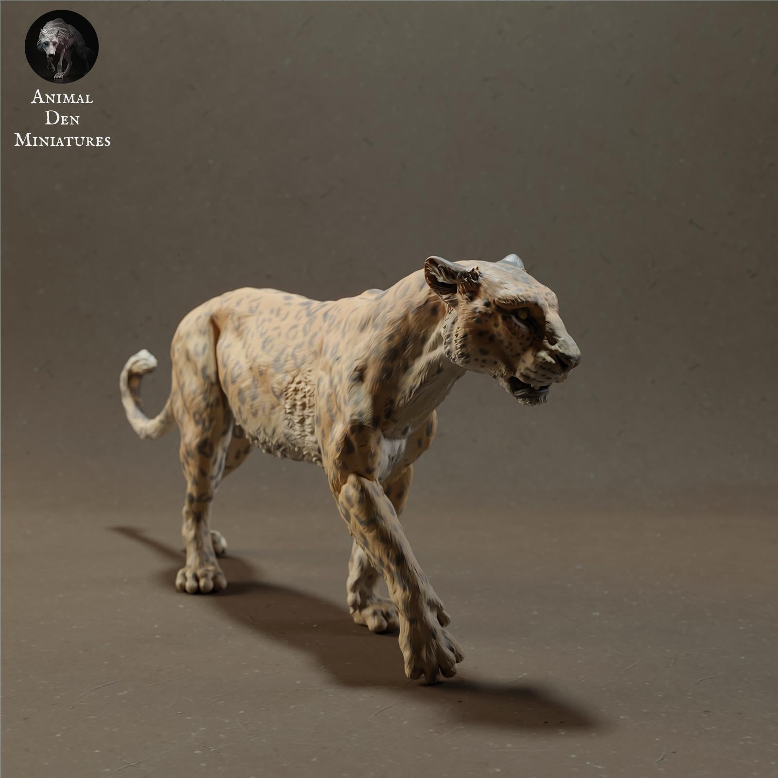 Product photo Animal Figure Diorama, Model Building: 0: Wild Animal Figure: African Leopard – Savanna Animals (Ref 01_01_59)