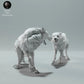 Product photo Animal Figure Diorama, Model Building: 0: Wild Animal Figures: Fighting Arctic Wolves (Ref 01_01_61)