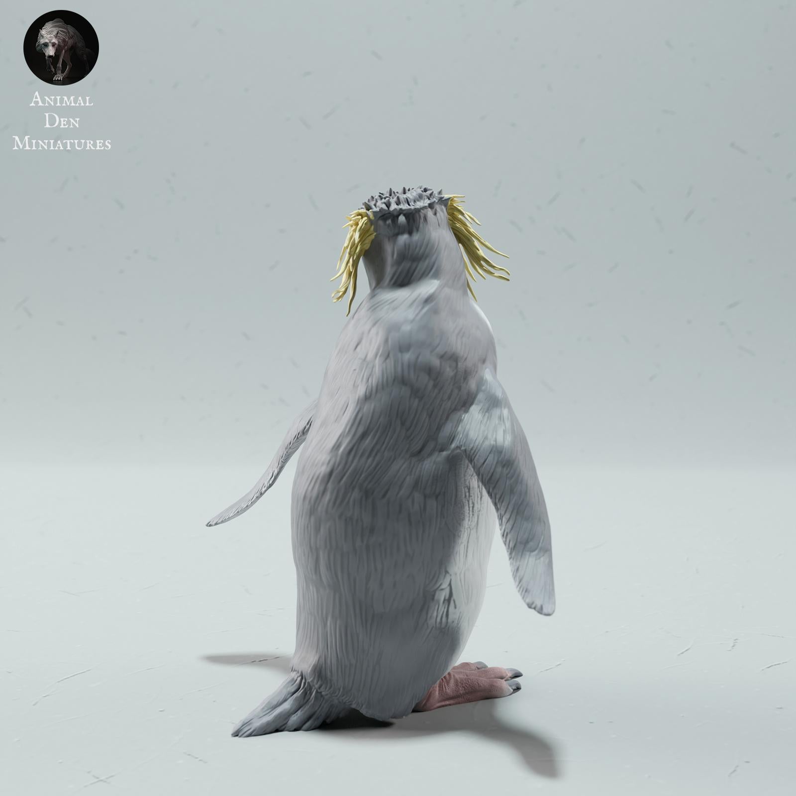 Product photo animal figure diorama, model building: 0: Sea creature figure: Rockhopper Penguin – Rockhopper (Ref 01_01_64)