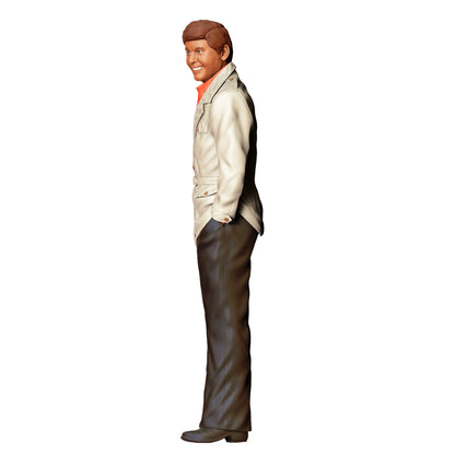 Diorama model building product photo 0: Man in a blazer with an open shirt – 80s club owner (Ref. No. 428)