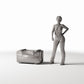 Diorama model-building product photo 1: Diorama camp: military crate with latches (Ref. 312D)