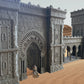 Product photo Tabletop 28mm The Printing Goes Ever On (TPGEO) 0: Oriental Gate - Fortification of an Oriental City - Gate, Tower, and Wall