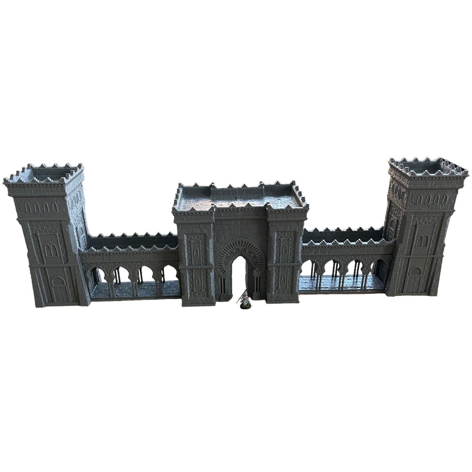 Product photo Tabletop 28mm The Printing Goes Ever On (TPGEO) 0: Oriental Gate - Fortification of an Oriental City - Gate, Tower, and Wall