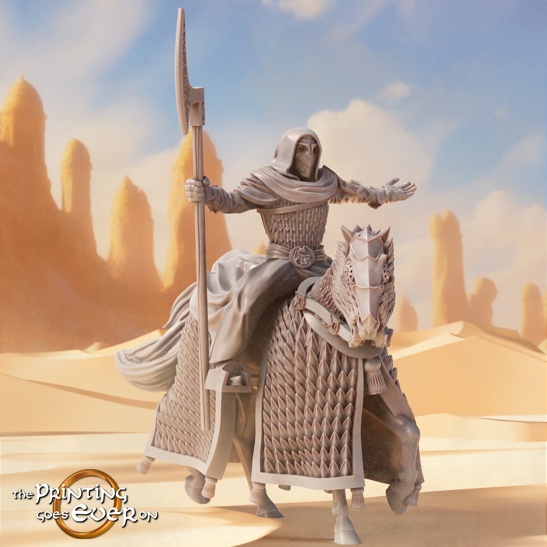 Product photo Tabletop 28mm The Printing Goes Ever On (TPGEO) 0: Oriental High Priest: influential cleric - Powerful desert cult and religion