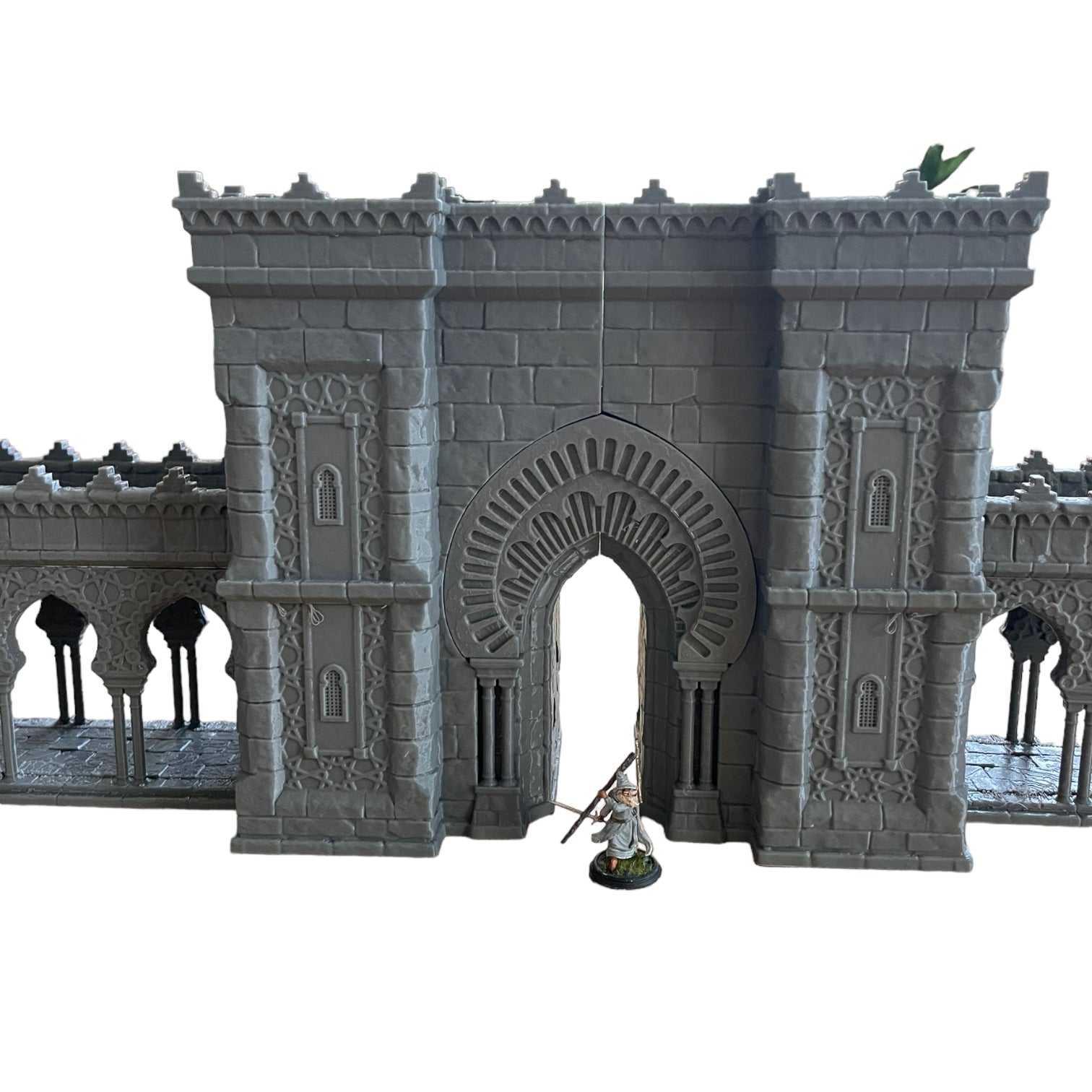 Product photo Tabletop 28mm The Printing Goes Ever On (TPGEO) 0: Oriental Gate - Fortification of an Oriental City - Gate, Tower, and Wall
