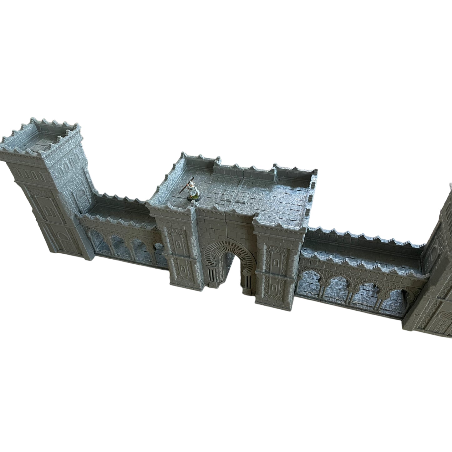 Product photo Tabletop 28mm The Printing Goes Ever On (TPGEO) 0: Oriental Gate - Fortification of an Oriental City - Gate, Tower, and Wall