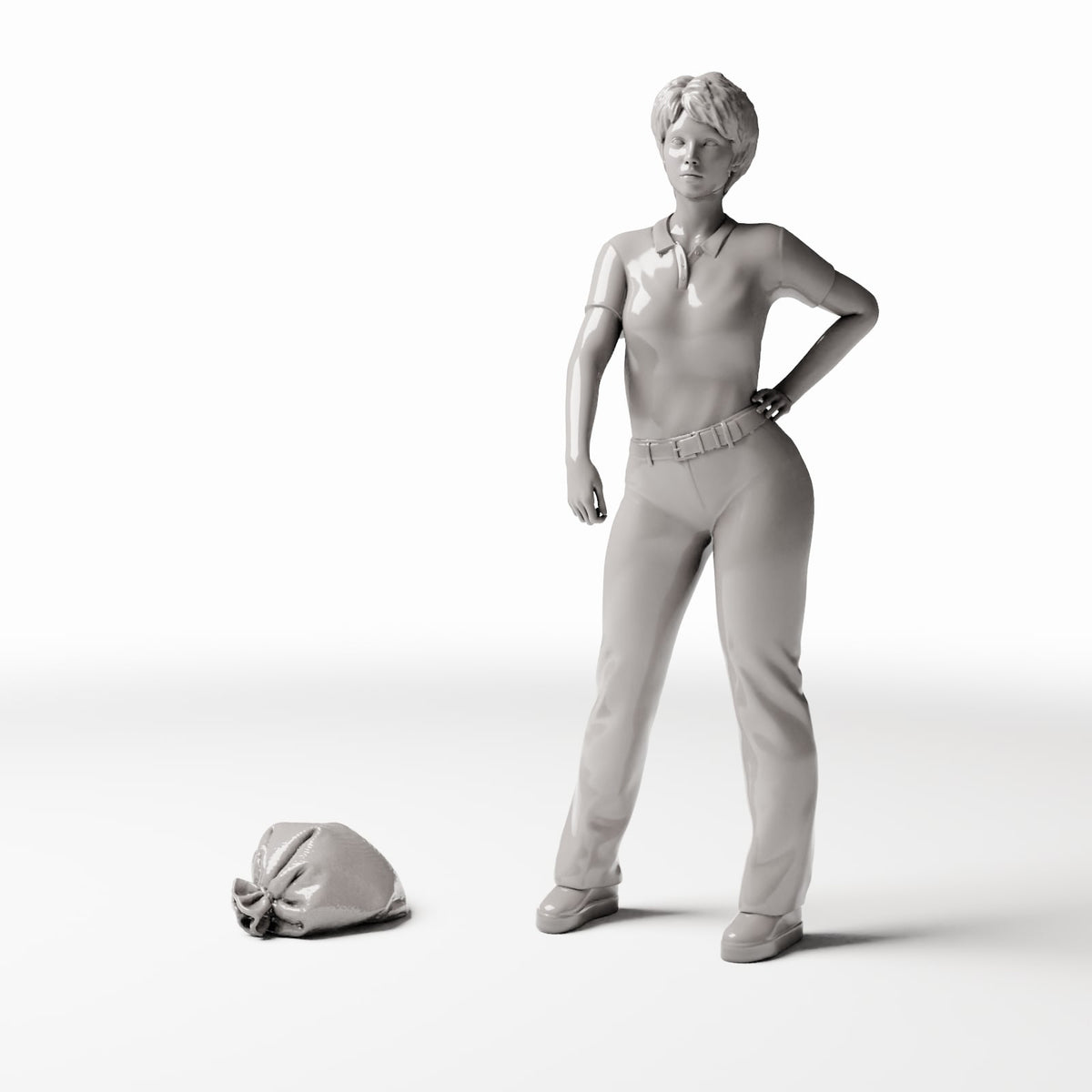Diorama model-making product photo 1: Military diorama: filled sandbag with knot (Ref. 391D)