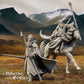 Product photo Tabletop 28mm The Printing Goes Ever On (TPGEO) 0: Wizard Gollnir on Foot and Mounted: Powerful Mage