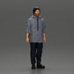 Diorama model building product photo 0: Standing figure: Man with cap & hoodie (Ref No. A100)