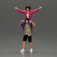 Diorama model building product photo 0: Miniature figure: Man in shorts carrying girlfriend on shoulders, posing couple (Ref No. A76)