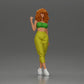 Diorama model building product photo 0: miniature figure: standing woman with curly hair in green outfit, posing (Ref No. A130)