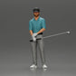 Diorama model building product photo 0: Diorama figure: standing miniature golfer with cap, glove, and golf club - diorama figure (Ref No. A143)