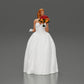 Diorama model building product photo 1: Diorama figure: miniature bride in floor-length white dress with bouquet (Ref No. A132)