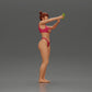 Diorama model building product photo 1: Diorama miniature: Woman in bikini taking selfie on the beach, standing figure (Ref No. A69)