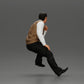 Diorama model building product photo 2: Diorama sitting figure: Turkish man with tie and vest, half kneeling (Ref No. A72)