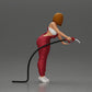 Diorama model building product photo 2: Diorama figure: Mechanic with fuel nozzle in red overalls - standing diorama miniature (Ref No. A136)