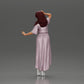Diorama model building product photo 4: miniature figure: woman in a long wedding dress with high heels, elegantly posing (Ref No. A109)