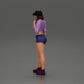 Diorama model building product photo 4: Diorama miniature: Female figure in cap, knotted shirt & shorts, waiting (Ref No. A104)