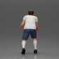 Diorama model building product photo 4: Diorama miniature: Man in shorts playing table football, T-shirt & high socks (Ref No. A71)