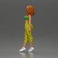 Diorama model building product photo 4: miniature figure: standing woman with curly hair in green outfit, posing (Ref No. A130)
