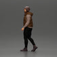 Diorama model building product photo 5: Diorama figure: Bearded man in winter clothing, walking - Diorama miniature (Ref No. A129)