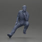 Diorama model building product photo 6: Diorama seated figure: Turkish man with tie and sweater vest, half kneeling (Ref No. A72)