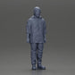 Diorama model building product photo 6: Standing figure: Man with cap & hoodie (Ref No. A100)