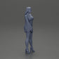 Diorama model building product photo 7: Diorama miniature: Posing woman in kimono dress with platform shoes (Ref No. A86)