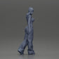 Diorama model building product photo 7: miniature figure: hip-hop lowrider woman with cap, crop top & baggy pants (Ref No. A103)