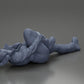 Diorama model building product photo 7: reclining woman in mini jacket holding injured knee - diorama miniature (Ref No. A87)