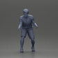 Diorama model building product photo 7: Diorama miniature: Man in shorts playing table football, t-shirt & high socks (Ref No. A71)