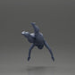 Diorama model building product photo 8: Diorama miniature: Woman in red bikini, elegant diving/jumping pose (Ref No. A137)