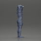 Diorama model building product photo 8: Standing miniature: muscular man in shorts pulling T-shirt over his head (Ref No. A90)