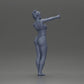 Diorama model building product photo 8: Diorama miniature: Woman in bikini taking selfie on the beach, standing figure (Ref No. A69)