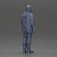 Diorama model building product photo 8: Standing figure: Man with cap & hoodie (Ref No. A100)
