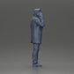 Diorama model building product photo 8: Diorama figure - Turkish man in coat with turtleneck sweater, talking on the phone (Ref No. A78)