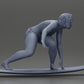 Diorama model building product photo 8: Diorama miniature: Surfer girl kneeling in bikini on surfboard, single (Ref No. A119)