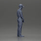 Diorama model building product photo 8: Diorama figure: standing miniature golfer with cap, glove, and golf club - diorama figure (Ref No. A143)