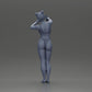 Diorama model building product photo 9: Diorama miniature: Woman in bikini taking a selfie on the beach, standing figure (Ref No. A69)