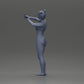 Diorama model building product photo 10: Diorama miniature: Woman in bikini taking selfie on the beach, standing figure (Ref No. A69)