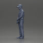 Diorama model building product photo 11: Diorama figure: standing miniature golfer with cap, glove, and golf club - diorama figure (Ref No. A143)