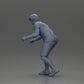 Diorama model building product photo 11: Diorama miniature: Man in shorts playing table football, T-shirt & high socks (Ref No. A71)