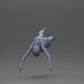 Diorama model building product photo 11: Diorama miniature: Woman in red bikini, elegant diving/jumping pose (Ref No. A137)