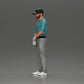 Diorama model building product photo 17: Diorama figure: Miniature golfer standing with cap, glove, and golf club - Diorama figure (Ref No. A143)