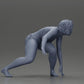 Diorama model building product photo 20: Diorama miniature: Surfer girl kneeling in bikini on surfboard, single (Ref No. A119)