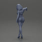Diorama model building product photo 10: Diorama figure: Diorama miniature - figure in blue dress & high heels in elegant pose (Ref No. A127)