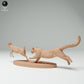 Produktfoto Tier Figur Diorama, Modellbau: 0: Dschungel Tier Figur: Nebelparder jagt Muntjak-Hirsch (Ref 25_02_08)