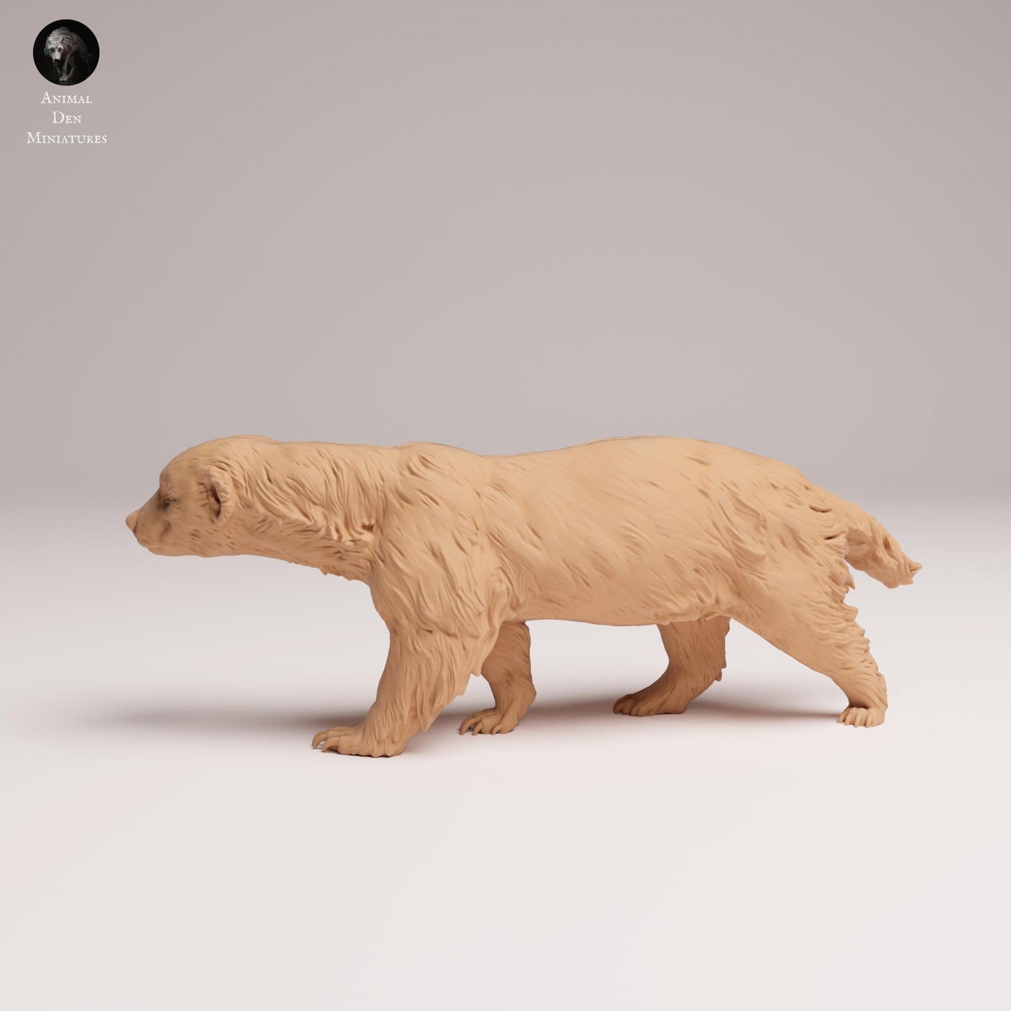 Product photo Animal Figure Diorama, Model Building: 0: Wild Animal Figure: Honey Badger – realistic for dioramas and model building (Ref 25_08_10)