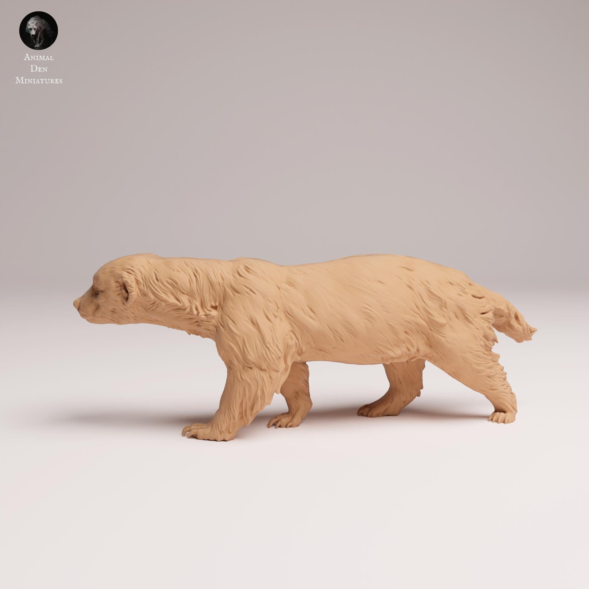 Product photo Animal Figure Diorama, Model Building: 0: Wild Animal Figure: Honey Badger – realistic for dioramas and model building (Ref 25_08_10)