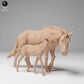 Produktfoto Tier Figur Diorama, Modellbau: 0: Wildtier Figur: Przewalski-Pferd mit Fohlen (Ref 24_12_03)